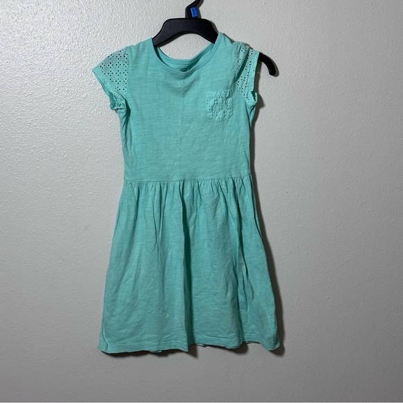 Carter’s Kids Girl Summer Green dress girls size 6x - Picture 1 of 7